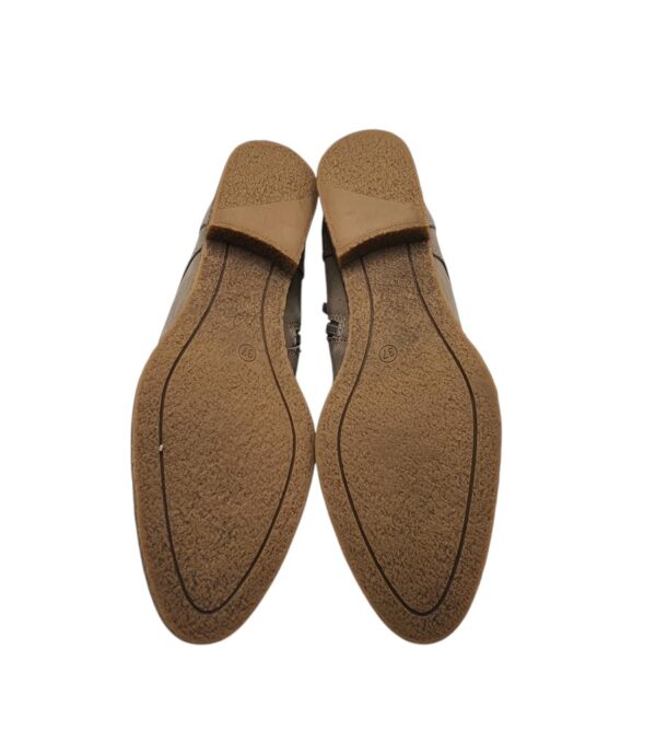 Botine dama Tamaris 37, imitatie de piele, bej - imagine 5