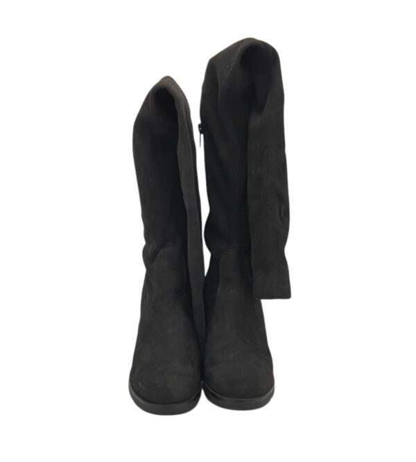 Cizme dama 37, material textil, negru - imagine 3