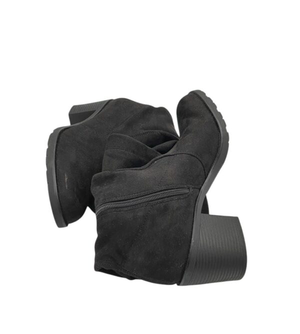 Cizme dama 37, material textil, negru - imagine 4