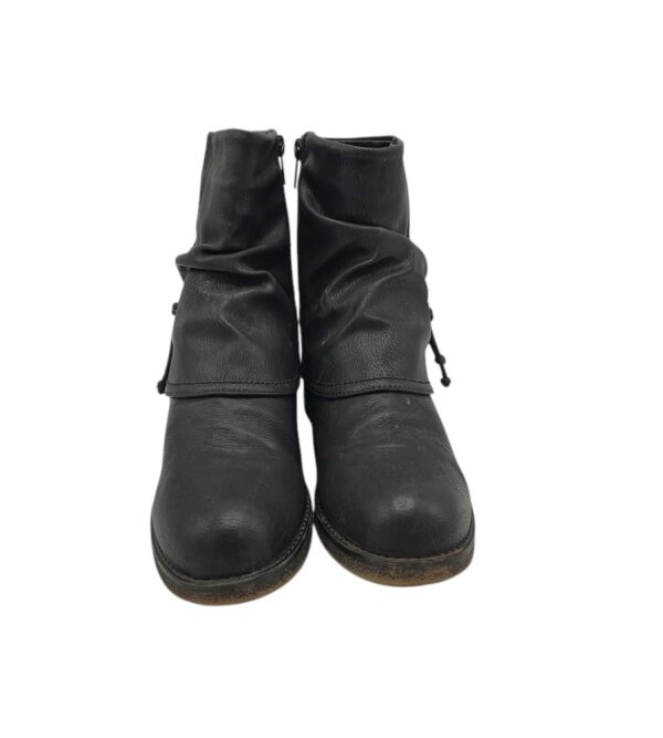 Ghete dama Street Shoes 40, imitație de piele, negru - imagine 3