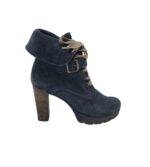 Botine dama Paul Green 38.5 piele intoarsa, albastru