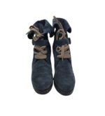Botine dama Paul Green 38.5 piele intoarsa, albastru - imagine 3