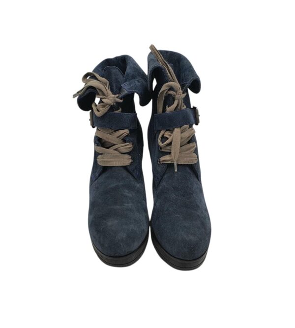 Botine dama Paul Green 38.5 piele intoarsa, albastru - imagine 3