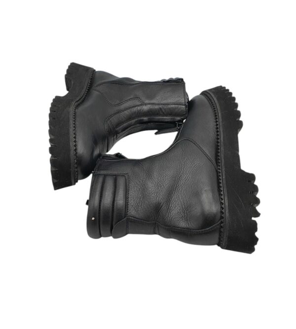 Ghete dama Ara 36, piele, negru - imagine 4