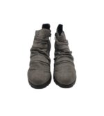 Botine dama Rieker 39, imitație de piele, gri, imblanite - imagine 3