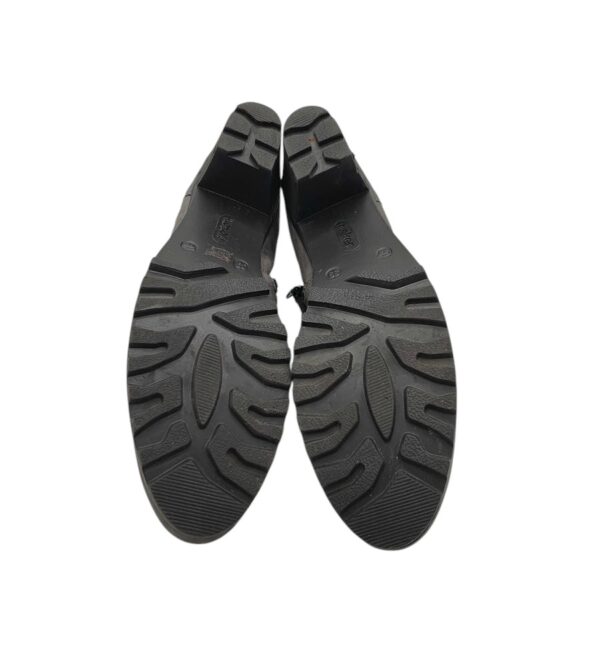 Botine dama Rieker 39, imitație de piele, gri, imblanite - imagine 5