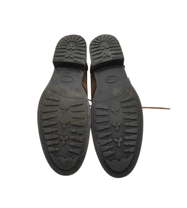 Ghete dama Dockers 40, piele intoarsa, maro,  imblanite - imagine 5