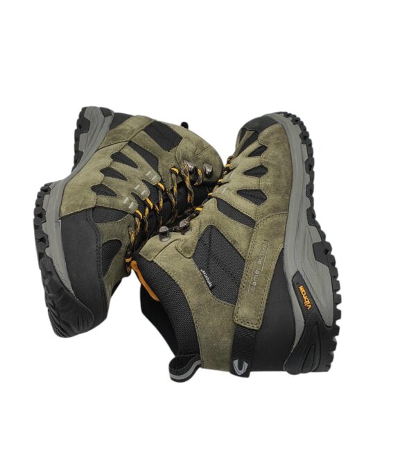 Ghete barbati Camel Active 41,  piele intoarsa, material textil, gri negru - imagine 4