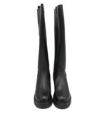 Cizme dama About You 38, piele, negru - imagine 3