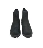Ghete dama Tamaris 39, piele, material textil, negru - imagine 3