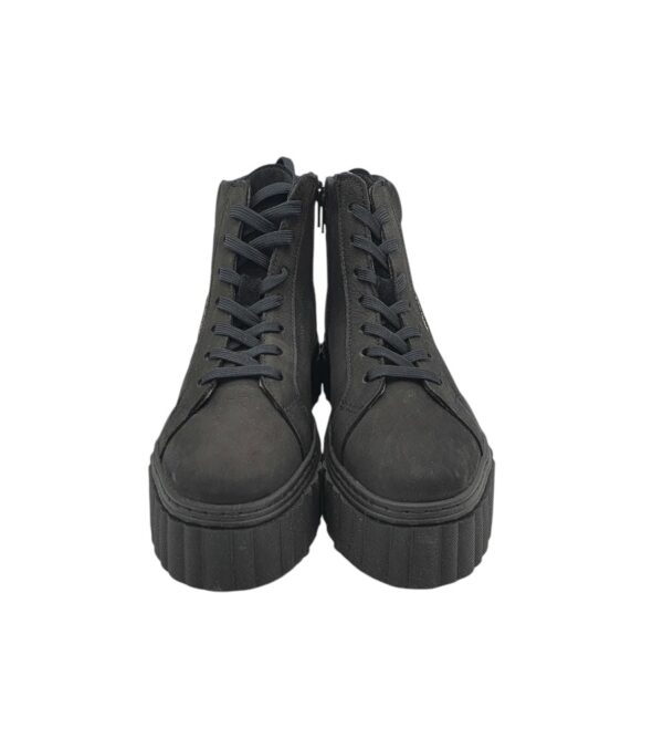 Ghete dama Tamaris 39, piele, imitatie de piele, negru - imagine 3