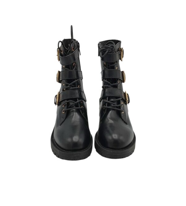 Ghete dama Bianco 36, imitatie de piele, negru - imagine 3