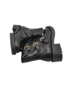 Ghete dama Bianco 36, imitatie de piele, negru - imagine 4
