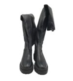 Cizme dama About You 38, imitatie de piele, negru - imagine 3