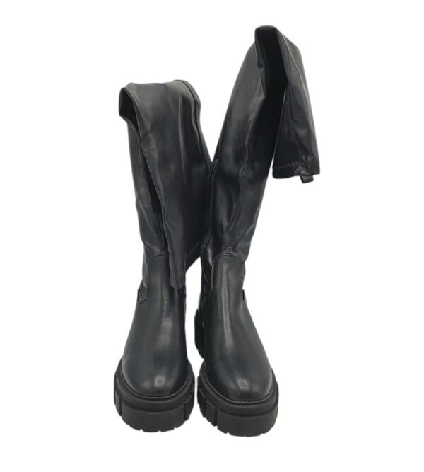 Cizme dama About You 38, imitatie de piele, negru - imagine 3
