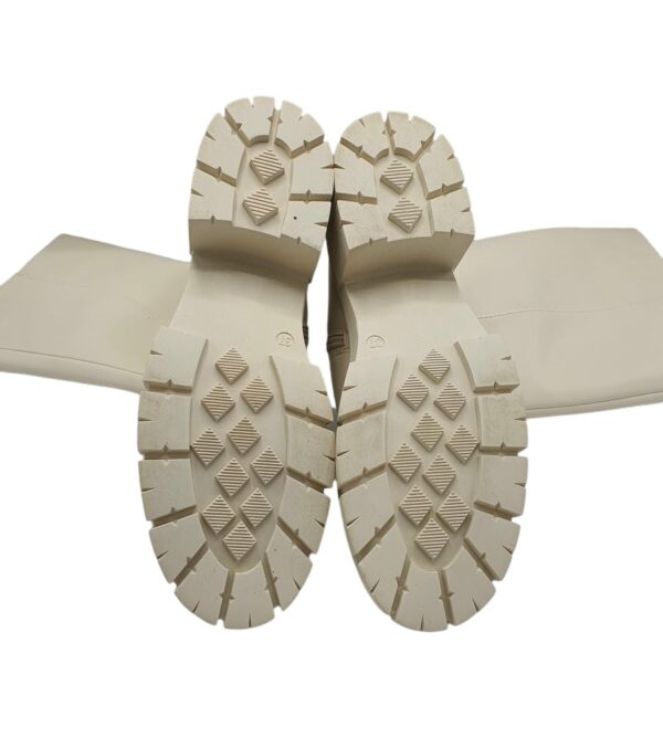Cizme dama About You 37, imitatie de piele, bej - imagine 5