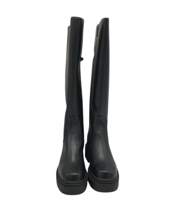 Cizme dama About You 37, imitatie de piele, negru - imagine 3