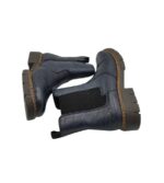 Ghete dama Rieker 39, imitație de piele, material textil, albastru, imblanite - imagine 4