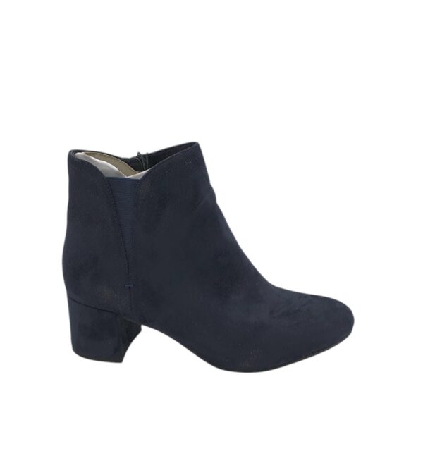 Botine dama Tamaris 41, material textil, bleumarin - imagine 1