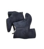 Botine dama Tamaris 41, material textil, bleumarin - imagine 4