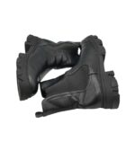 Botine dama 41, imitatie de piele, negru - imagine 4