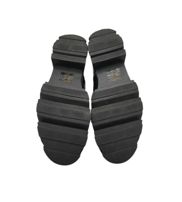 Botine dama 41, imitatie de piele, negru - imagine 5