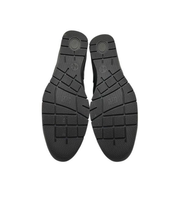 Ghete dama Jana 42,  imitație de piele, negru - imagine 5