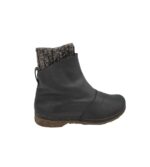 Ghete dama El Naturalista 41, material textil, piele, negru