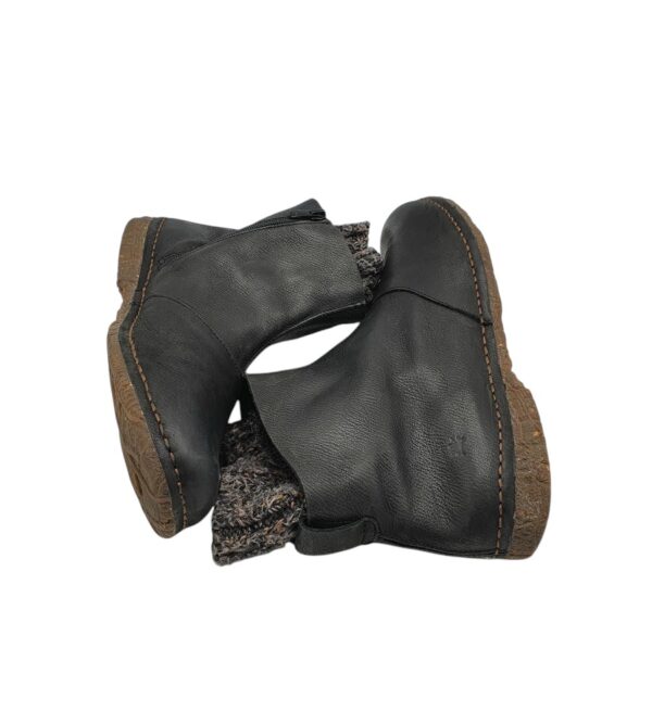 Ghete dama El Naturalista 41, material textil, piele, negru - imagine 4