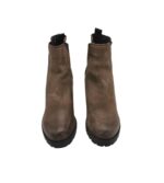Botine dama Peacocks, 38, piele, bej - imagine 3