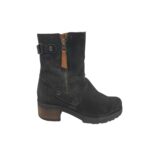 Cizme dama Lasocki 37, piele, negru , captusite