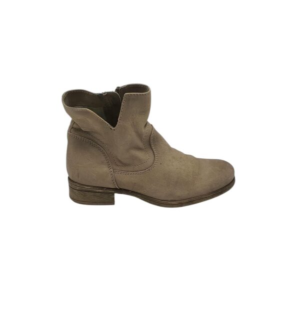 Botine dama Kimkai, 37, piele, bej - imagine 1