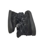 Ghete dama Funky Shoes, 38, material textil, negru, captusite - imagine 4