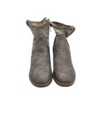 Botine dama  Rieker 39, imitație de piele, gri - imagine 3