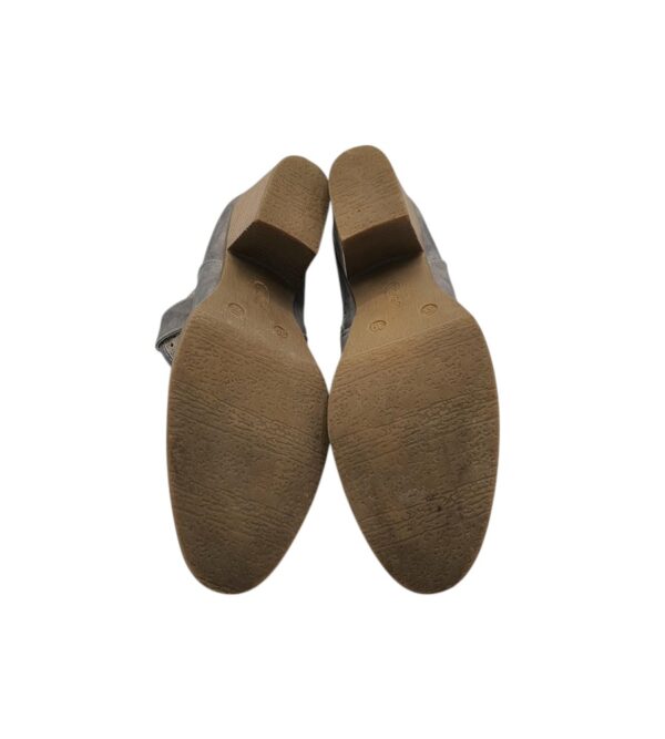 Botine dama  Rieker 39, imitație de piele, gri - imagine 5