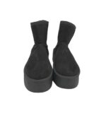 Cizme dama  40, material textil, negru imblanite - imagine 3
