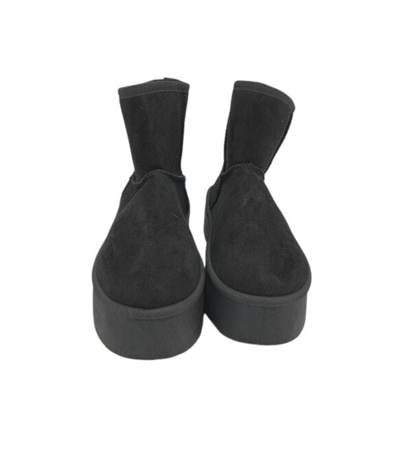 Cizme dama  40, material textil, negru imblanite - imagine 3