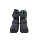 Cizme copii Lurchi 29, imitație de piele, material textil, gri albastru, imblanite - imagine 3