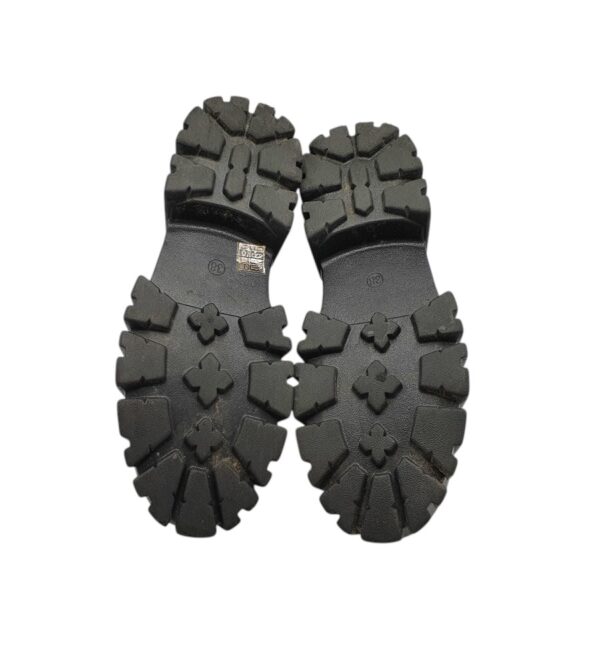 Botine dama 38, imitatie de piele, material textil, negru - imagine 5