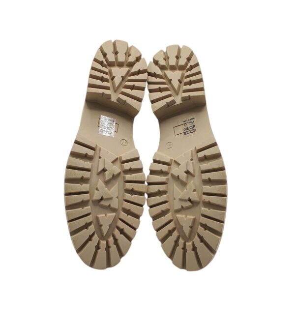 Botine dama About You, imitație de piele, bej - imagine 5