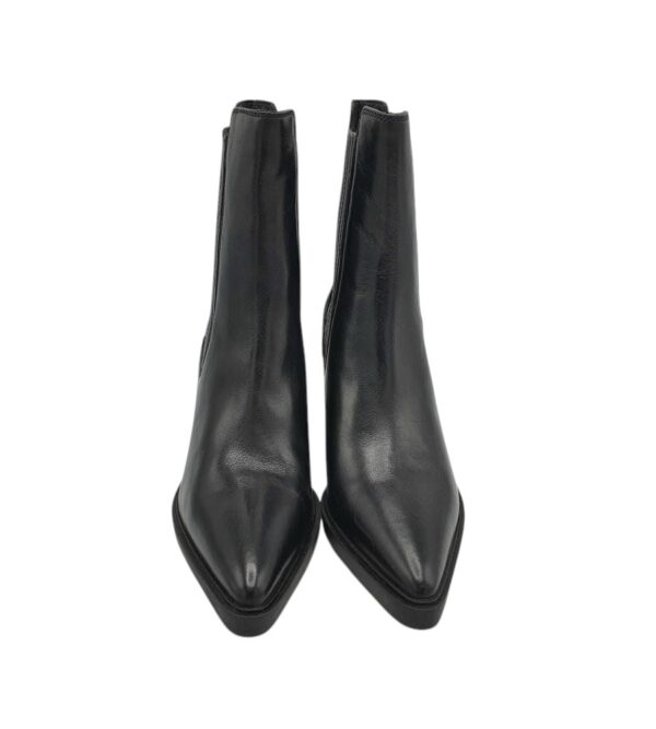 Botine dama Edited 39, piele, negru - imagine 3