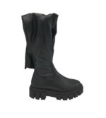 Cizme dama About You 38, imitatie de piele, negru