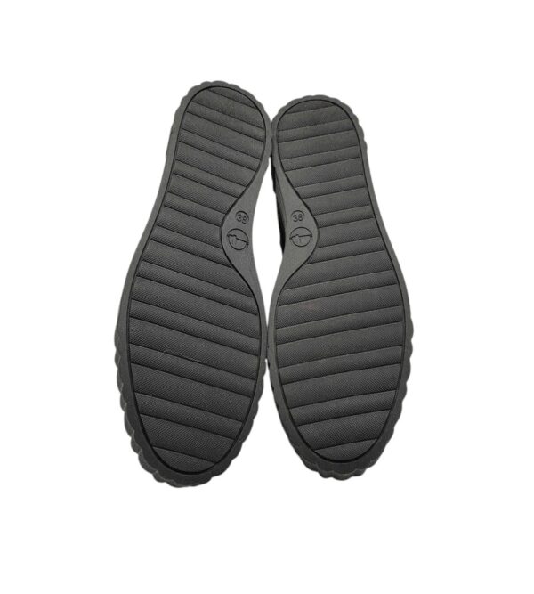 Botine  dama Tamaris 38, piele intoarsa, material textil, negru - imagine 5