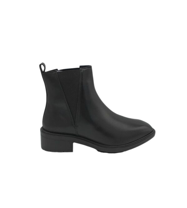 Botine dama About You 39, imitație de piele, material textil, negru - imagine 1