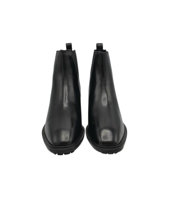 Botine dama About You 39, imitație de piele, material textil, negru - imagine 3
