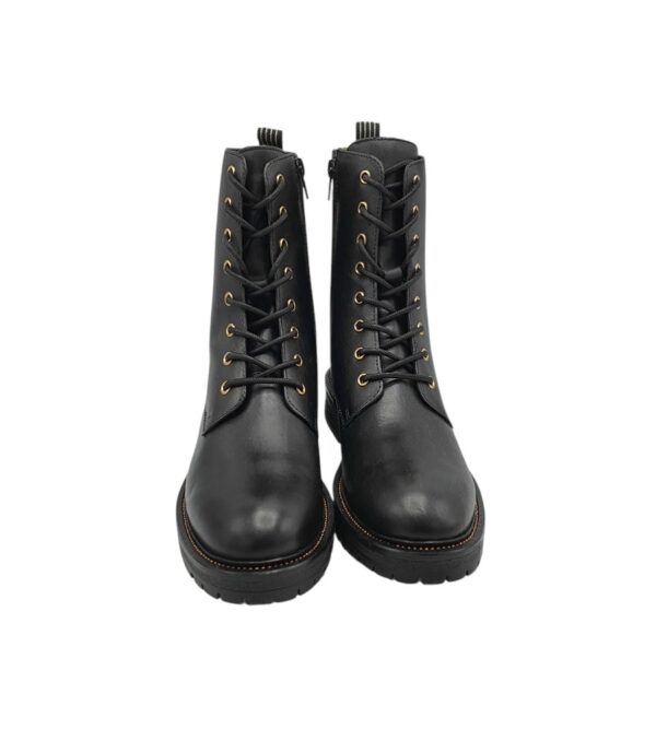 Ghete dama Poelman 41, piele, negru - imagine 3