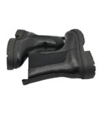 Botine dama About You 41, imitație de piele, material textil, negru - imagine 4