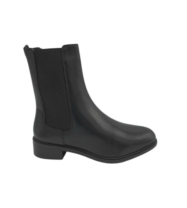 Botine dama About You 40, imitație de piele, material textil, negru - imagine 1