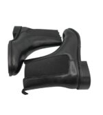 Botine dama About You 40, imitație de piele, material textil, negru - imagine 4