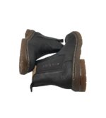 Ghete dama Rieker 40, imitație de piele, negru, captusite - imagine 4